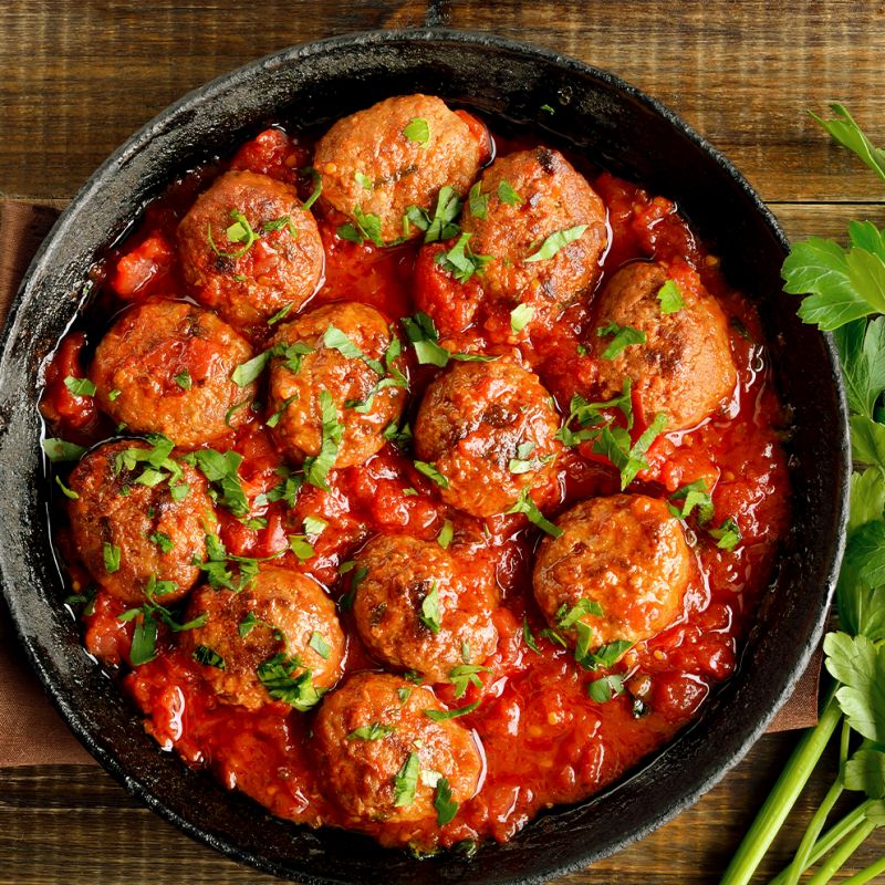Tray Meatballs In Sauce
